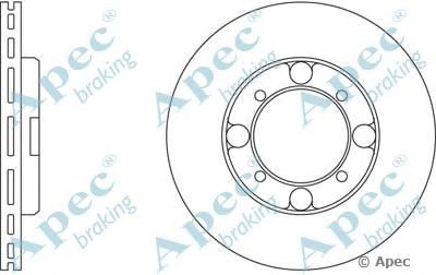 APEC BRAKING dsk172 -  Тормозной диск